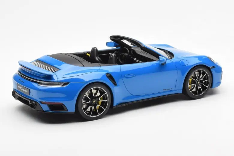 Porsche 911 992 Turbo S Shark Blue GT Spirit 1/18