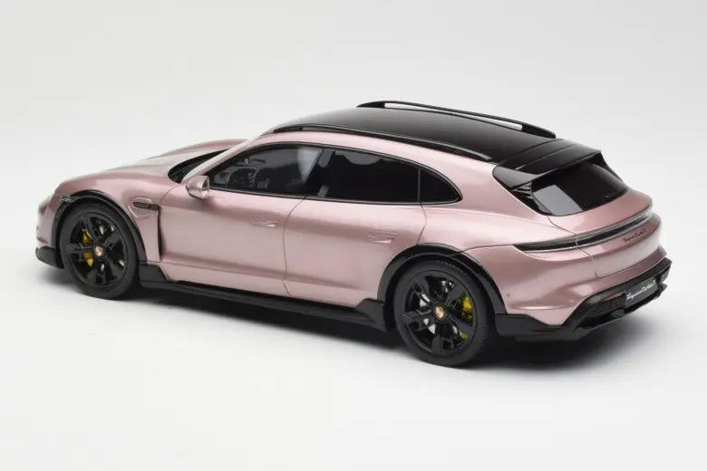 Porsche Taycan Tursbo S Cross Turismo Pink Metallic GT Spirit 1/18