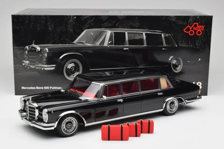 Mercedes 600 Pullman W100 Black NZG 1/18