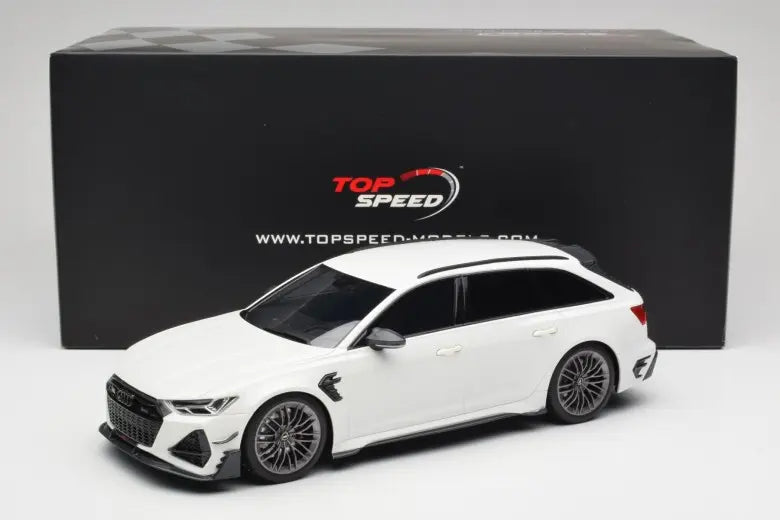 Audi ABT RS6-R C8 White Top Speed 1/18