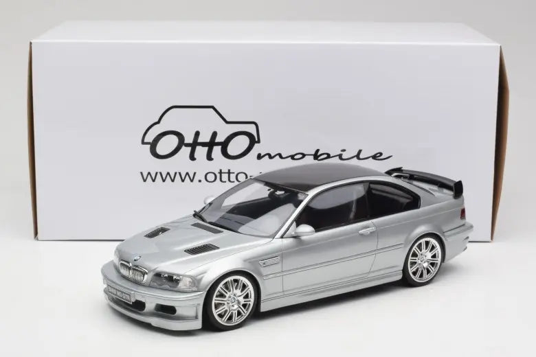 BMW M3 E46 GTR Silver Otto 1/18
