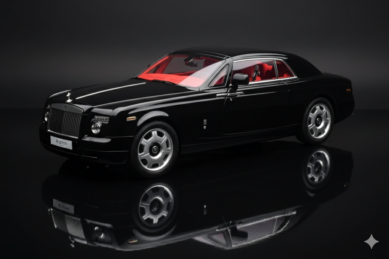 Rolls-Royce Phantom Coupe Diamond Black Kyosho 1/18