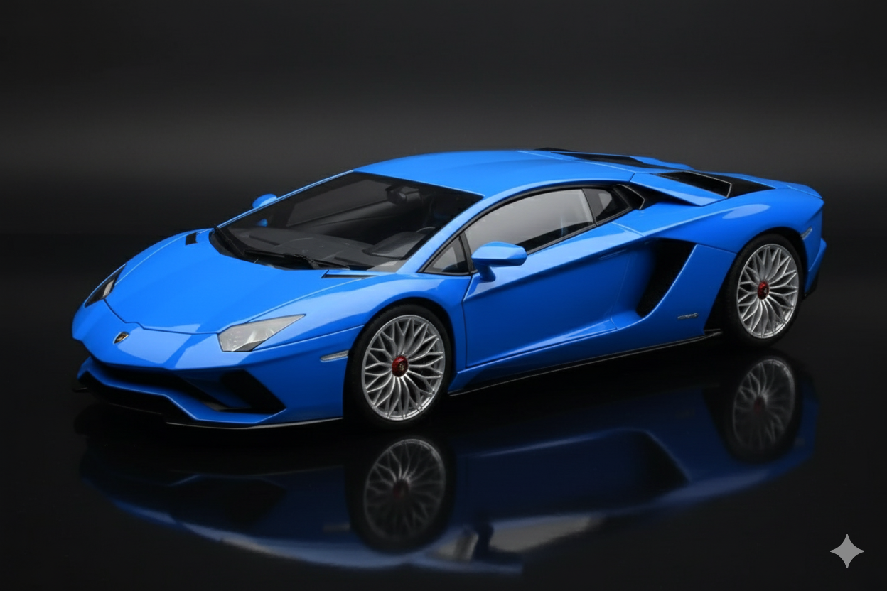 Lamborghini Aventador S LP740-4 Blue Nila AUTOart 1/18
