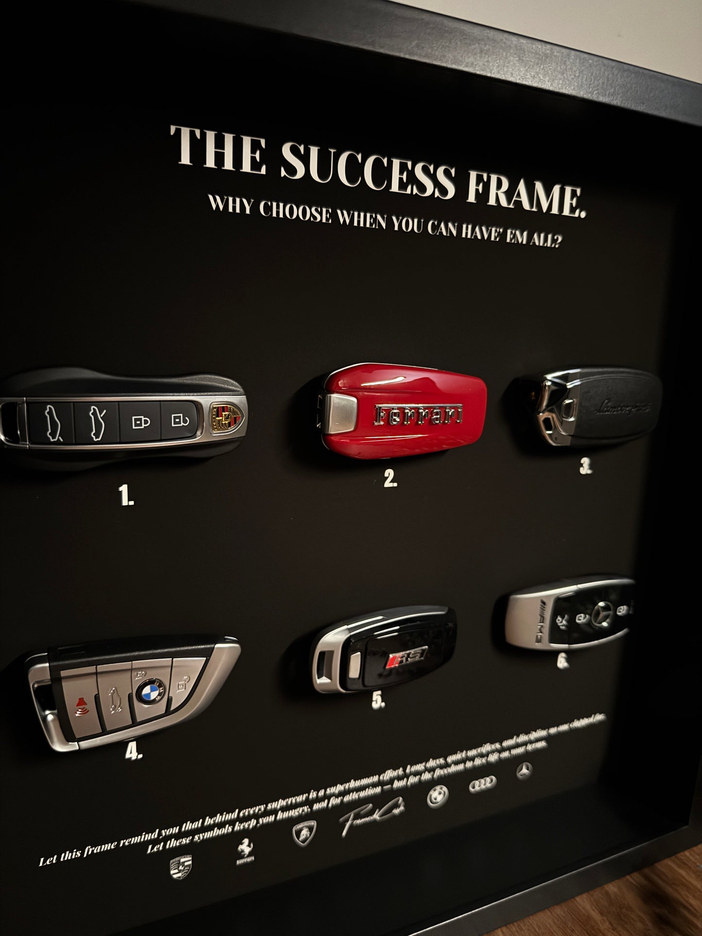 The Success Frame | 35x35 Luxury Wall Art Decór | LIMITED EDITION