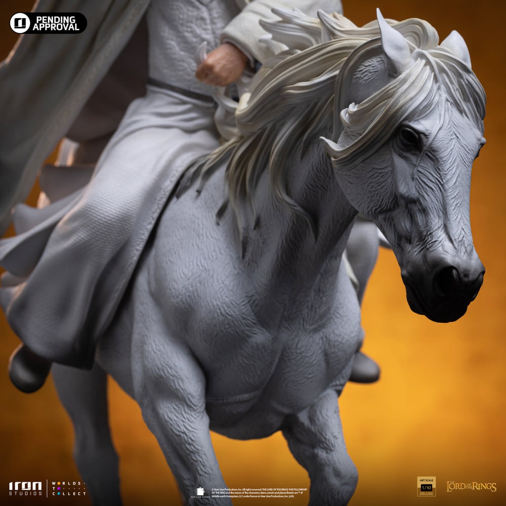 Gandalf the White and Shadowfax Deluxe 1:10 Scale Statue