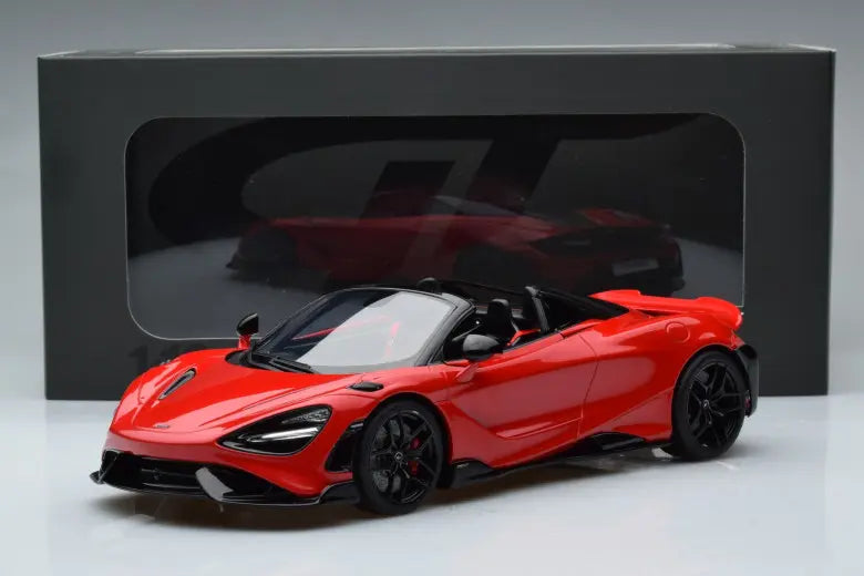 McLaren 765LT Spider Red GT Spirit 1/18