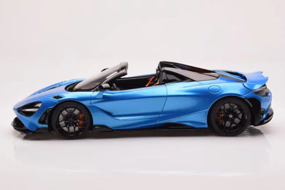 McLaren 765LT Spider Blue GT Spirit 1/18