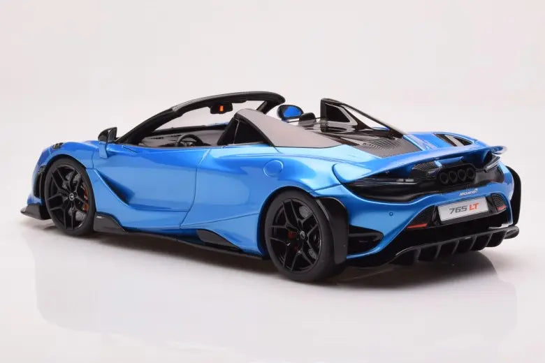 McLaren 765LT Spider Blue GT Spirit 1/18