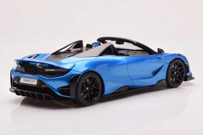 McLaren 765LT Spider Blue GT Spirit 1/18
