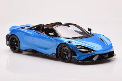 McLaren 765LT Spider Blue GT Spirit 1/18