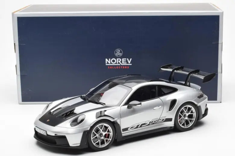 Porsche 911 992 GT3 Weissach Pack GT Silver Metallic Norev 1/18