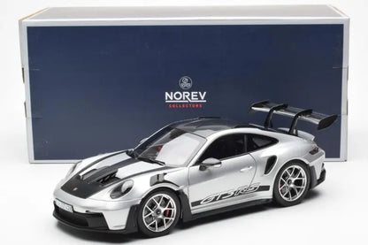 Porsche 911 992 GT3 Weissach Pack GT Silver Metallic Norev 1/18