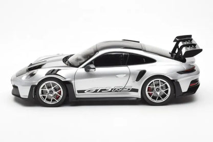 Porsche 911 992 GT3 Weissach Pack GT Silver Metallic Norev 1/18
