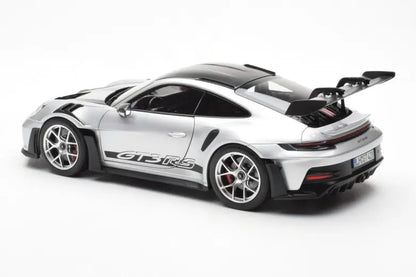 Porsche 911 992 GT3 Weissach Pack GT Silver Metallic Norev 1/18