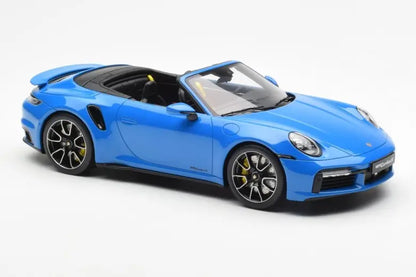 Porsche 911 992 Turbo S Shark Blue GT Spirit 1/18