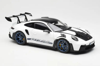 Porsche 911 992 GT3 Weissach Pack White & Indigoblue Norev 1/18