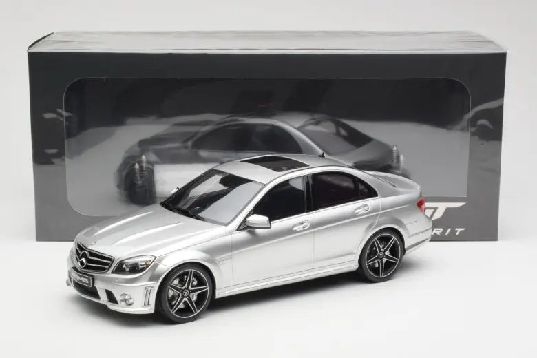 Mercedes C63 W204 Sedan Silver GT Spirit 1/18