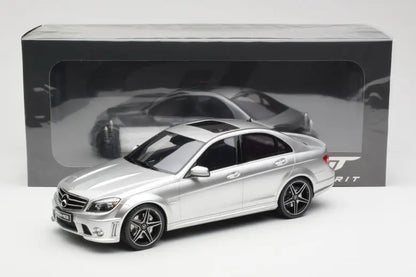 Mercedes C63 W204 Sedan Silver GT Spirit 1/18