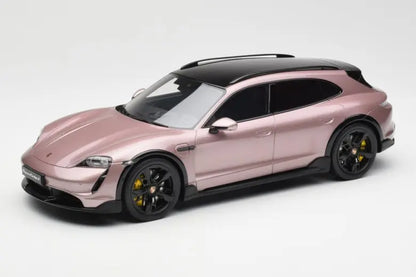 Porsche Taycan Tursbo S Cross Turismo Pink Metallic GT Spirit 1/18