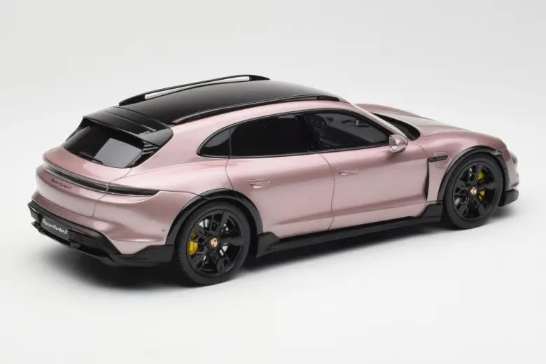Porsche Taycan Tursbo S Cross Turismo Pink Metallic GT Spirit 1/18