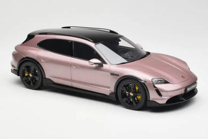 Porsche Taycan Tursbo S Cross Turismo Pink Metallic GT Spirit 1/18