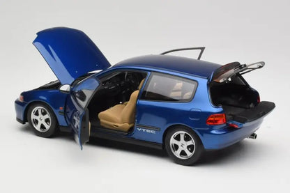 Honda Civic SiR II EG6 VTEC Blue LCD 1/18