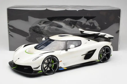 Koenigsegg Jesko Attack Crystal White Pearl GT Spirit 1/12