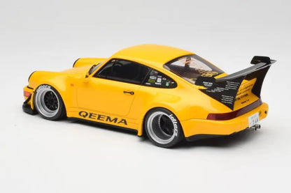 Porsche 911 964 RWB Keema Yellow GT Spirit 1/18