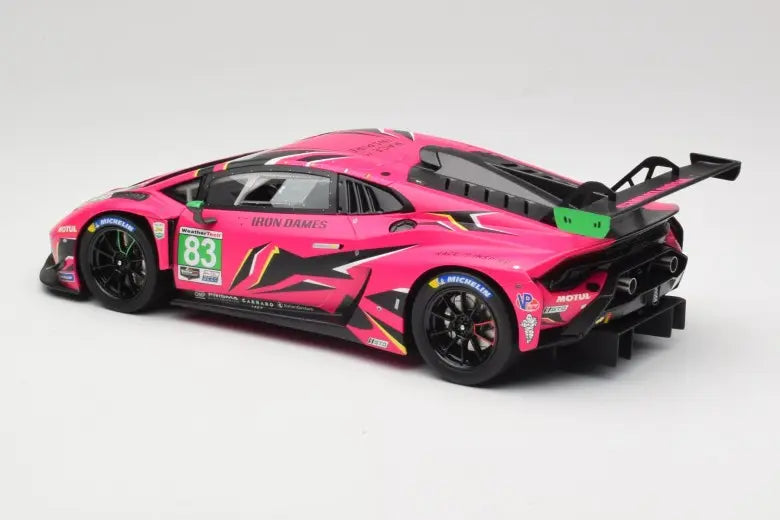 Lamborghini Huracan GT3 EVO2 Iron Dames n83 R.Frey / M.Gatting Daytona 24h 2023 Top Speed 1/18