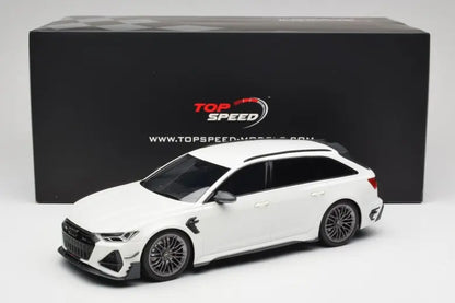 Audi ABT RS6-R C8 White Top Speed 1/18