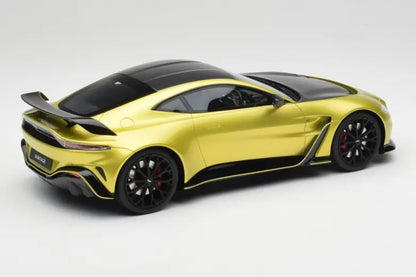 Aston Martin V12 Vantage Final Edition Cosmopolitan Yellow Top Speed 1/18