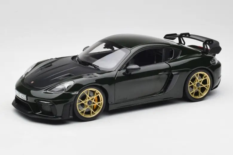 Porsche Cayman GT4 RS 982 Weissach Package Brewstergreen Norev 1/18