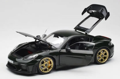 Porsche Cayman GT4 RS 982 Weissach Package Brewstergreen Norev 1/18