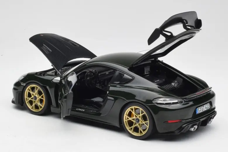 Porsche Cayman GT4 RS 982 Weissach Package Brewstergreen Norev 1/18