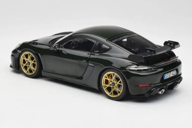 Porsche Cayman GT4 RS 982 Weissach Package Brewstergreen Norev 1/18