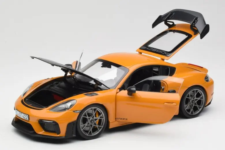 Porsche Cayman GT4 RS 982 Weissach Package Bahama Yellow Norev 1/18