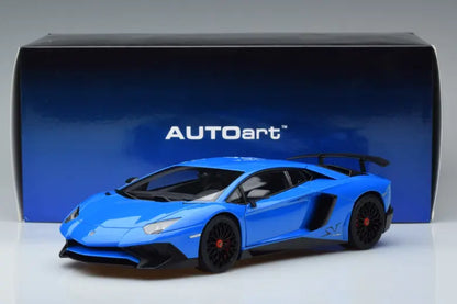 Lamborghini Aventador LP750-4 SV Blue Autoart 1/18
