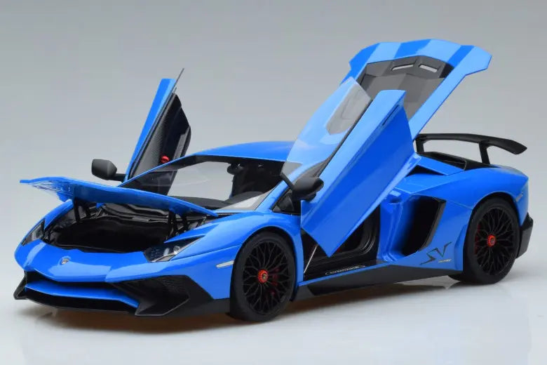 Lamborghini Aventador LP750-4 SV Blue Autoart 1/18