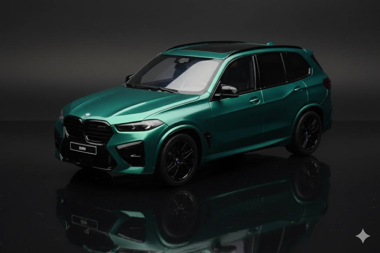 BMW G05 X5 M Competition Isle of Man Green GT Spirit 1/18