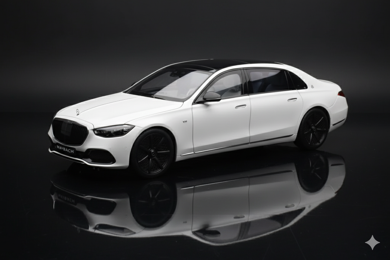 Mercedes-Maybach S 680 4MATIC X223 Diamond White Norev 1/18