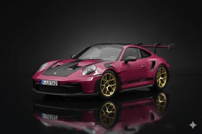 Porsche 911 992 GT3 RS Weissach Pack Ruby Star Norev 1/18