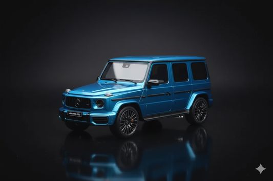 Mercedes AMG G63 W463 Hyper Blue Magno GT Spirit 1/18