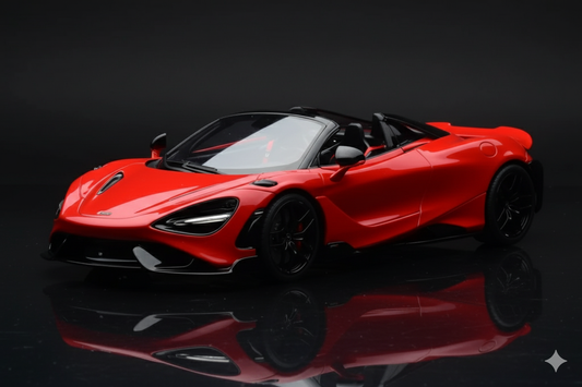 McLaren 765LT Spider Red GT Spirit 1/18