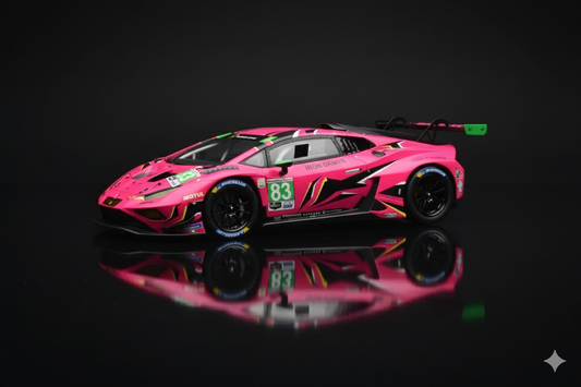 Lamborghini Huracan GT3 EVO2 Iron Dames n83 R.Frey / M.Gatting Daytona 24h 2023 Top Speed 1/18