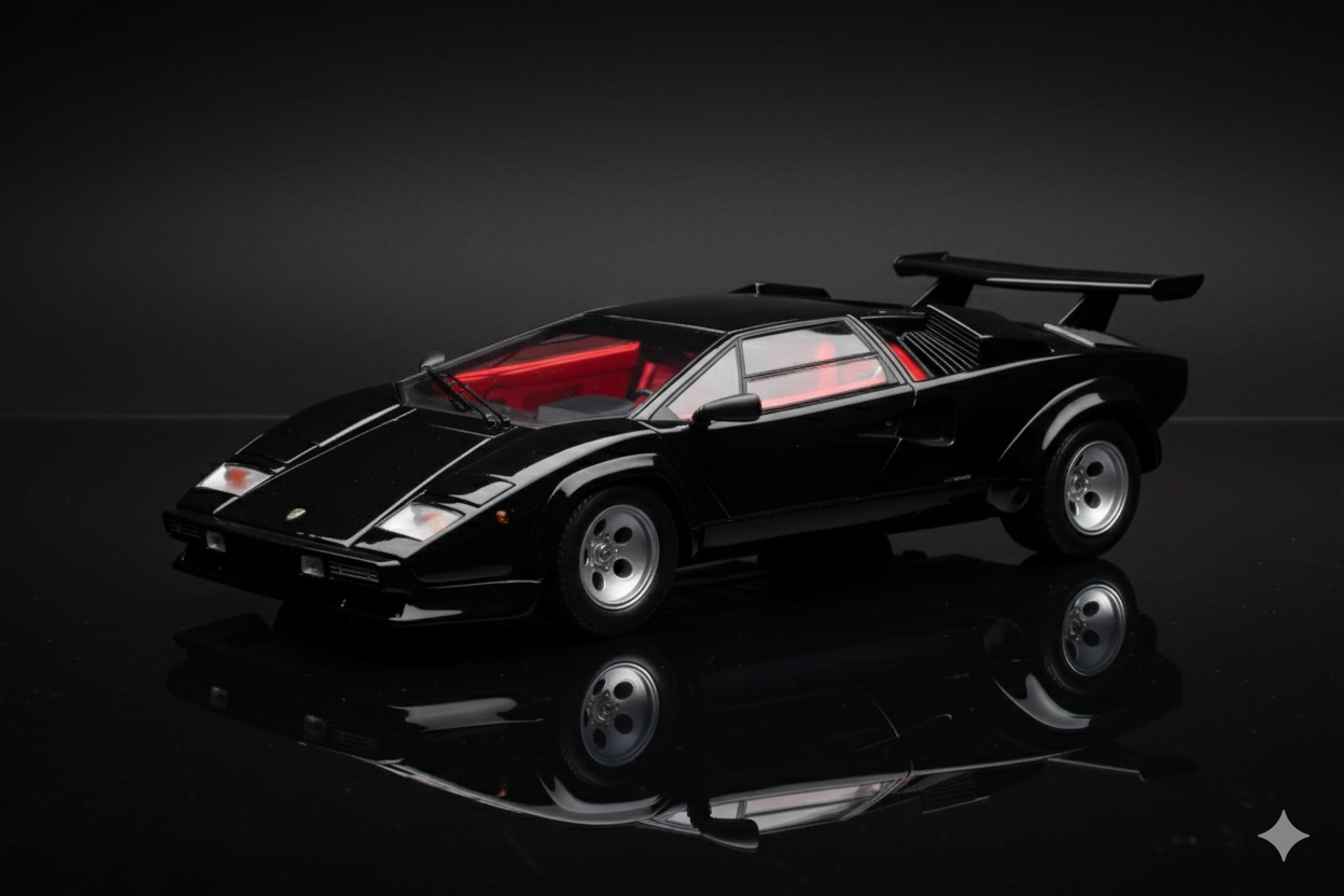Lamborghini Countach LP 5000 Quattrovalvole Black Kyosho 1/18