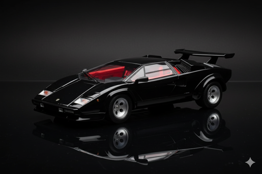 Lamborghini Countach LP 5000 Quattrovalvole Black Kyosho 1/18