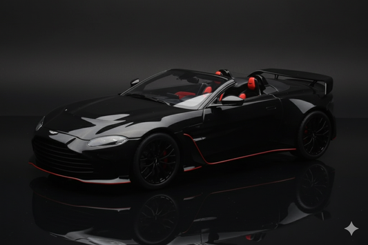 Aston Martin V12 Vantage Roadster Onyx Black GT Spirit 1/18