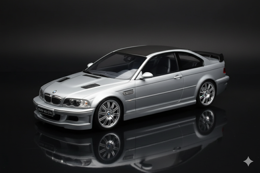 BMW M3 E46 GTR Silver Otto 1/18
