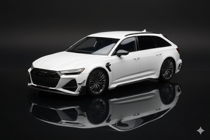 Audi ABT RS6-R C8 White Top Speed 1/18