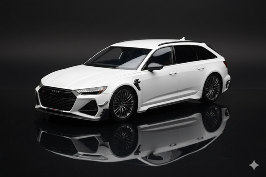 Audi ABT RS6-R C8 White Top Speed 1/18